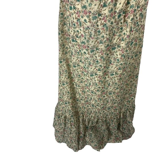 Jinty’s of London Vintage Cottage Core Small Floral Pattern Flutter Sleeve Dress - Picture 7 of 16